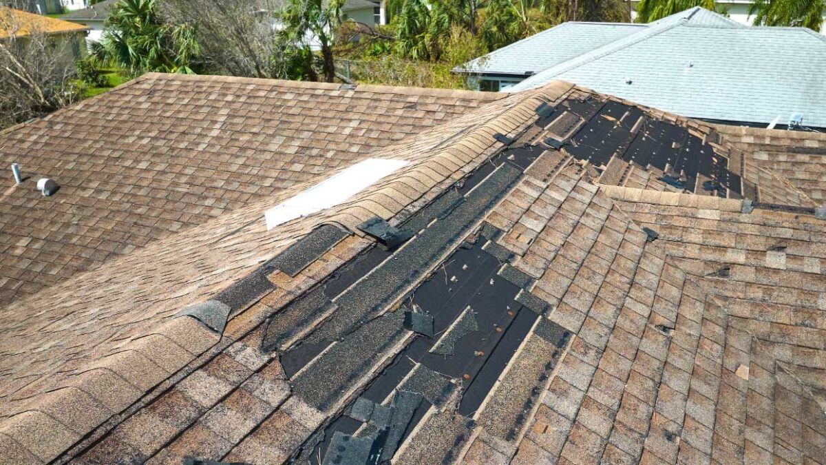 roof damage