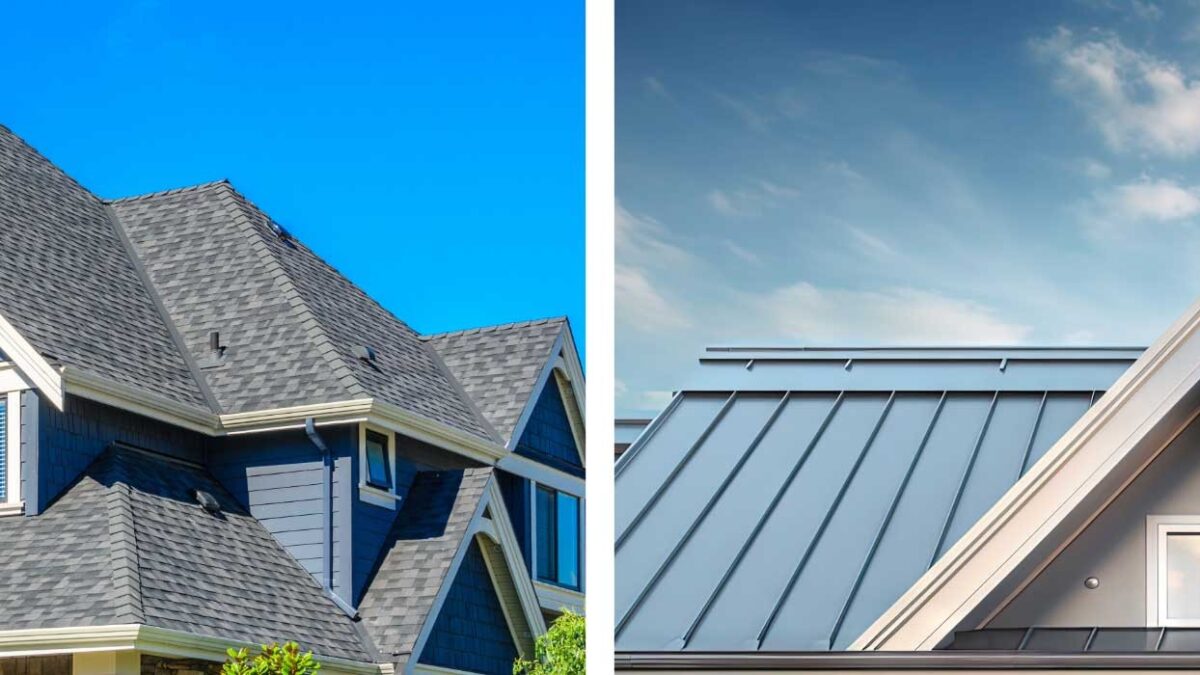 Lutz Roofing Shingle vs. Metal